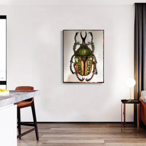 EMPEROR BEETLE  35 X 50 WATERCOLOR PAINTING