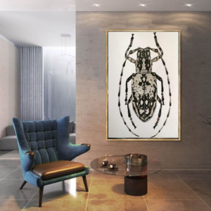 LONGHORN BEETLE 35 X 50 WATERCOLOR PAINTING