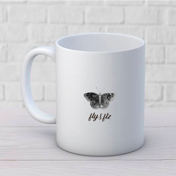 BUTTERFLY PRINTED CUP - Görsel 2